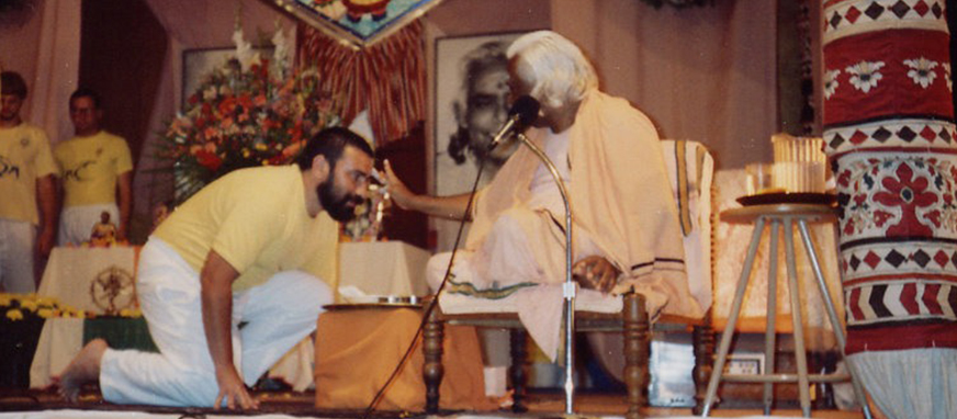 Prabhuji initiation by Swami Vishnu 1
