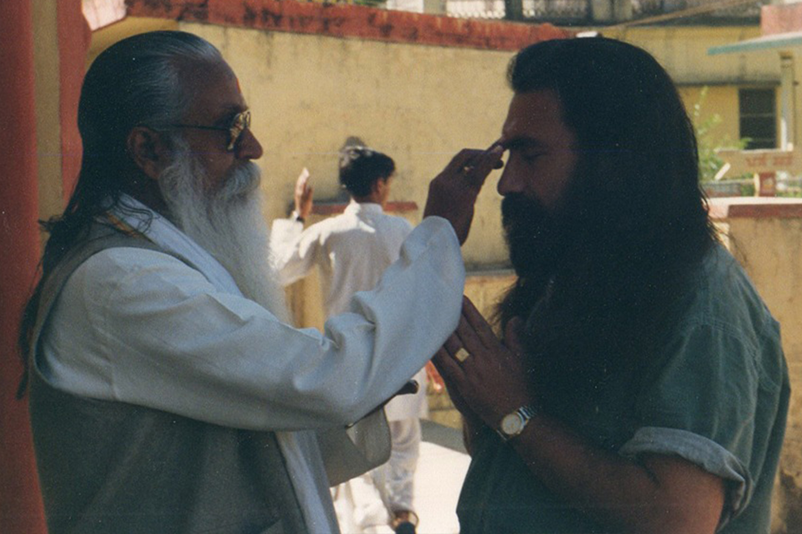 Prabhuji with Baba Brahmananda 1
