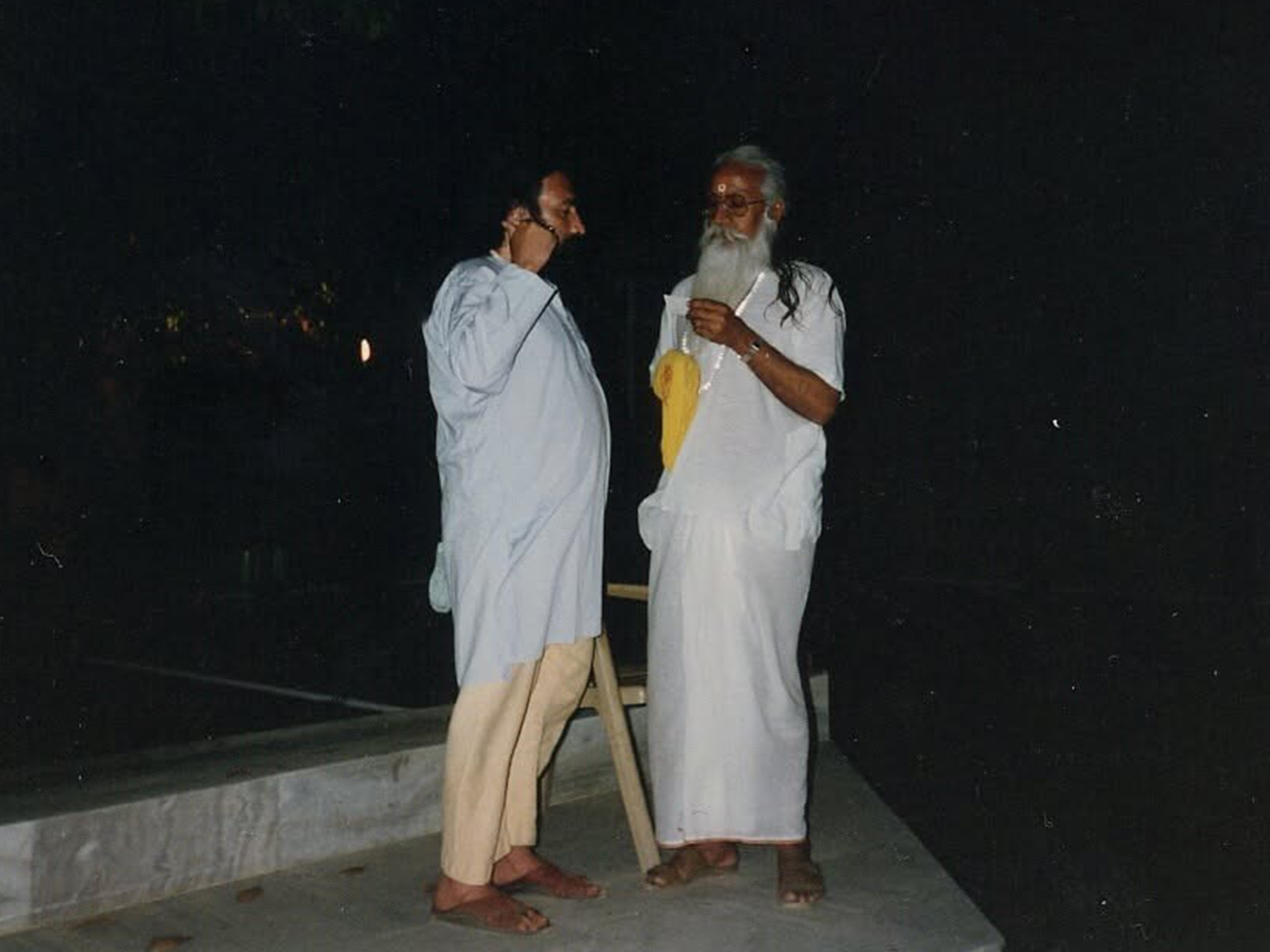 Prabhuji with Guru Maharaja Baba Brahmananda 2