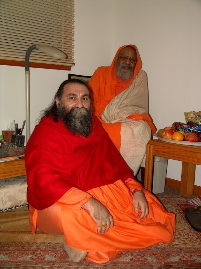 Prabhuji with H.H. Swami Dayananda