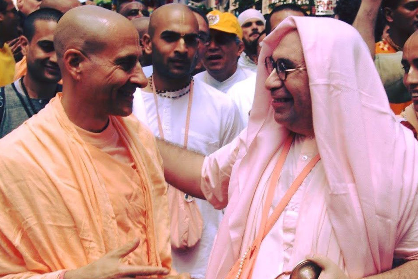 Prabhuji with H.H.Radhanath Swami