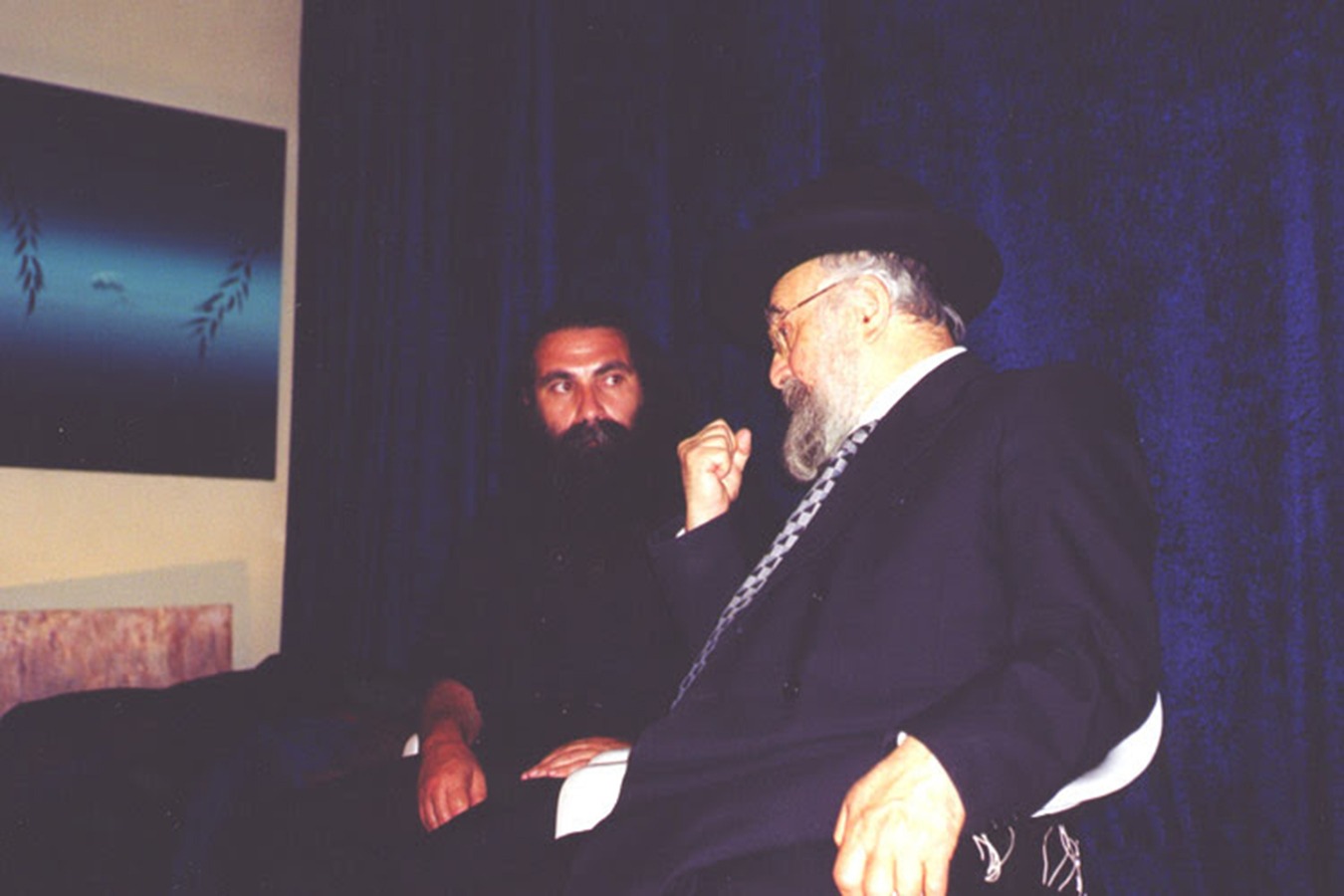 Prabhuji with Rabbi Lifshitz