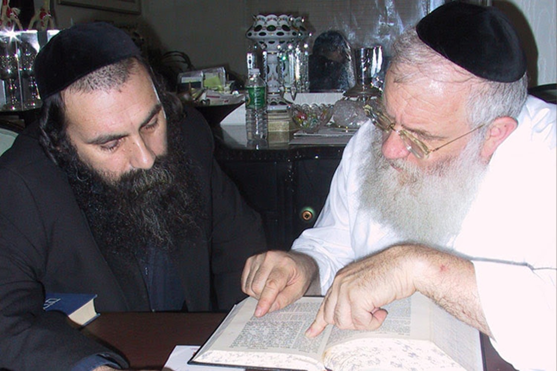 Prabhuji with Rabbi Sandler